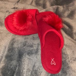 Victoria’s Secret red slippers